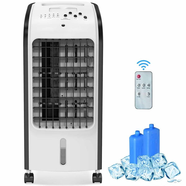 Harigal 3-in-1 Portable Evaporative Air Cooler Fan Humidify with Filter Knob for Indoor