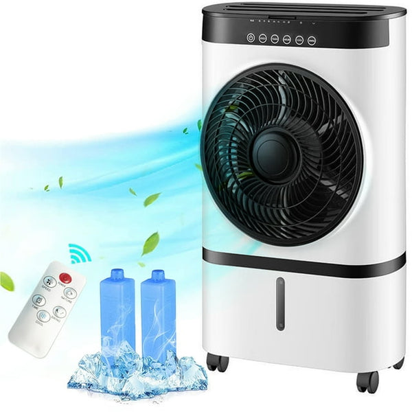 Harigal Evaporative Air Cooler Fan with Remote Control Casters Suitable for Home Office