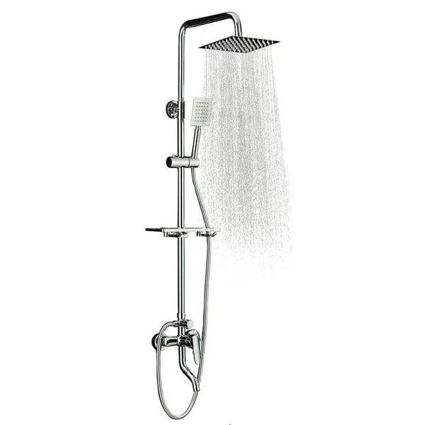 Harigal Luxury Shower Faucet Set Rainfall Shower Head Combo Set Wall Mounted Mixer Valve